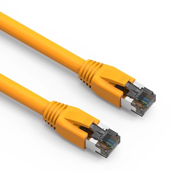 Bestlink Netware CAT8 S/FTP Ethernet Network Cable 24AWG 2GHz 40G- 5ft- Yellow 100355YW - main